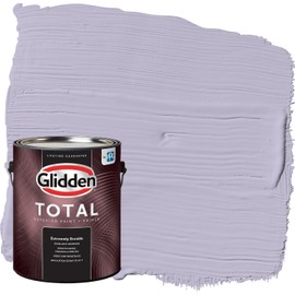 Glidden Total 1 gal. Wild Lilac/Purple Semi-Gloss Exterior Paint with Primer