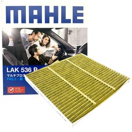 MAHLE LAK536P Air Conditioner Filter, Antibacterial, Antiviral, Deodorizing, PM2.5 Removal, Anti-Allergen, Mold / Dust Mite Resistant, High Dust Removal, Natural Polyphenols, 3-Layer Construction