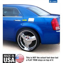 TYGER Fits For 05-2010 Chrysler 300C Gas Cap Chrome Stainless Steel Fuel Cover
