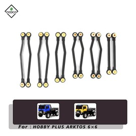 FEDCO Hobbyplus Arktos Steering Links Metal Linkage for HobbyPlus Arktos 6x6 Upgrades 1/18 RC Crawler