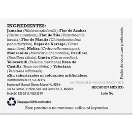 Serena-Té Extra Infusion Herbal 3 Cajas con 20 Sobres c/u - Té Relajante Para Dormir, Para el Estrés, La Ansiedad y Los Nervios Con Manzanilla, Valeri