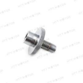 SMT-CHROME CLUTCH CABLE ADJUSTER 10MM Compatible With Kawasaki Suzuki [B077PLW8JV]