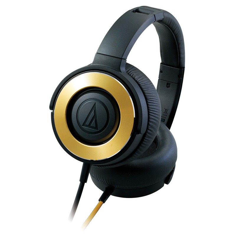 Audio-Technica ATH-WS550 BGD Solid Bass Portable Headphones Black Gold