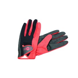 Pearl RG-3MN RG-3MN #R ROCK GRIP III Drummer's Gloves, Medium, Red