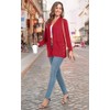 PrinStory Cardigans for Women Lightweight Ladies Cardigans with Pockets Long