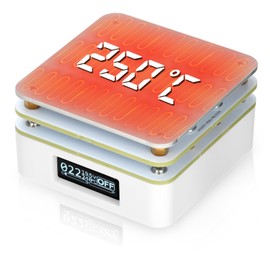 diymore Heating Plate Soldering, PD 65 W 20 V Mini Heating Plate with OLED Display, PCB Heating, Preheating, Soldering, Preheating Station, SMD Welder Heating Plate for Electronic Repair and DIY