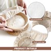 Bread Proofing Basket Cover, Round Oval Bread Banneton Proofing Basket