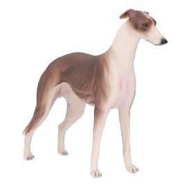 Srliya Realistic Greyhound Figure Pet, Lifelike Puppy Dog Model with Great Detailing, Ideal for Early Education, Sensory Training Toys, for Home Decor, Table Decorations, Display Toys,