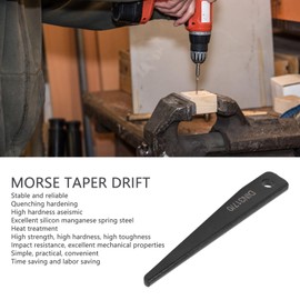 1 Count Morse Taper Drift Key Drill Chuck Key High Efficiency, Labor Saving, Stable and Durable, DIN317/0 Drift Key or Drill Press Jobber Drill Bits