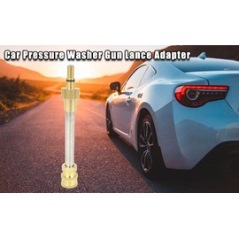 YUET Pressure Washer Adapter, For Bosch AQT Black & Decker to 1/4'' Quick Connect, Titan Pressure Washer Accessories Extension Lance Spary Wand Couple, Snow Foam Lance Adapter Foam Cannon Gun Adapter