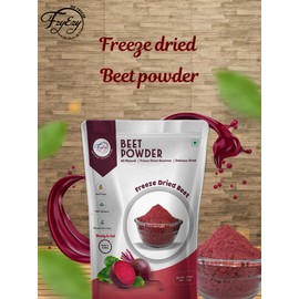 FZYEZY Freeze Dried fruit Powder for Kids and Adults|Camping Vegan Snacks Dried Fruit Powder|Survival Food|Freeze-Dried Fruit Powder|Dehydrated Powder|50 gm (Beet Root Powder, 50 gm)