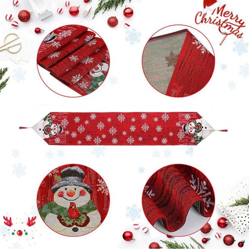 Table Runner Christmas 183 x 33 cm Tablecloth Christmas Rectangular
