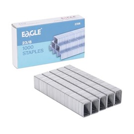 Eagle Heavy Duty Staples,23/8,1000pcs Staples, Strong Standard Staple,Pack of 2