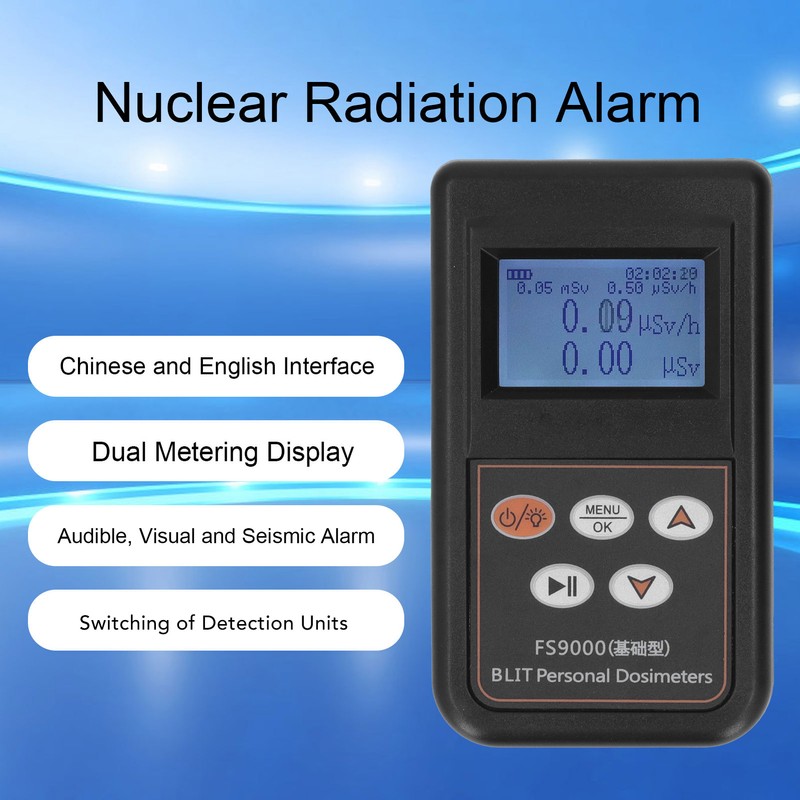 Nuclear Radiation Detector Geiger Counter X β γ Rays Tester