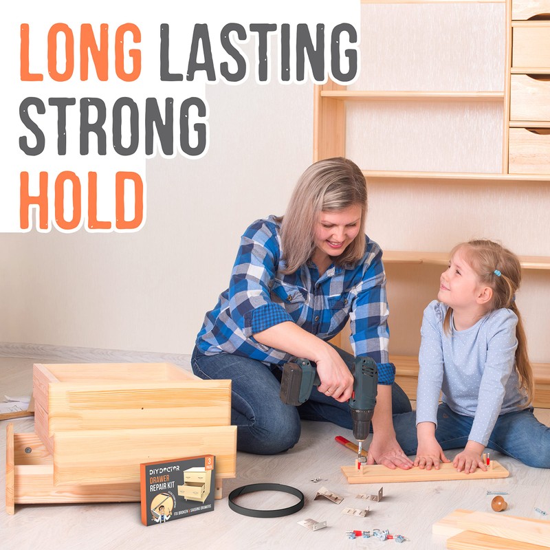DIY Doctor Drawer Repair Kit - Pack of 4 Dresser