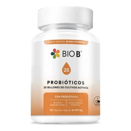 Bio B 30 Cápsulas Probióticos 25 Billones Sabor N/a