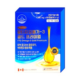 Partner_Reference Cold-extracted Altige Omega-3 Gold Premium High-Concentration Omega-3 Vitamin D 60 tablets x 1 / 저온추출 알티지 오메가3 골드 프리미엄 고함량 오메가쓰리 비타민D 60정X1개