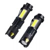 LJK Lampara Táctica Mini Con Cob 3000 Lumens Recargable Con