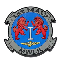Squadron Nostalgia LLC 1st Marine Air Wing PVC Patch – Hook and Loop