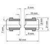 Dynavox 206381 aluminium bases for Hi-Fi devices (set of 4),
