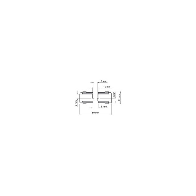 Dynavox 206381 aluminium bases for Hi-Fi devices (set of 4),