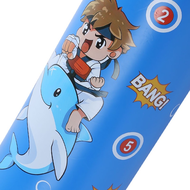 125cm Thickening Inflatable Standing Boxing Bag Folding Punching Bag for