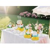 8Pcs Goose Birthday Honeycomb Centerpiece One Silly Goose Party Favors