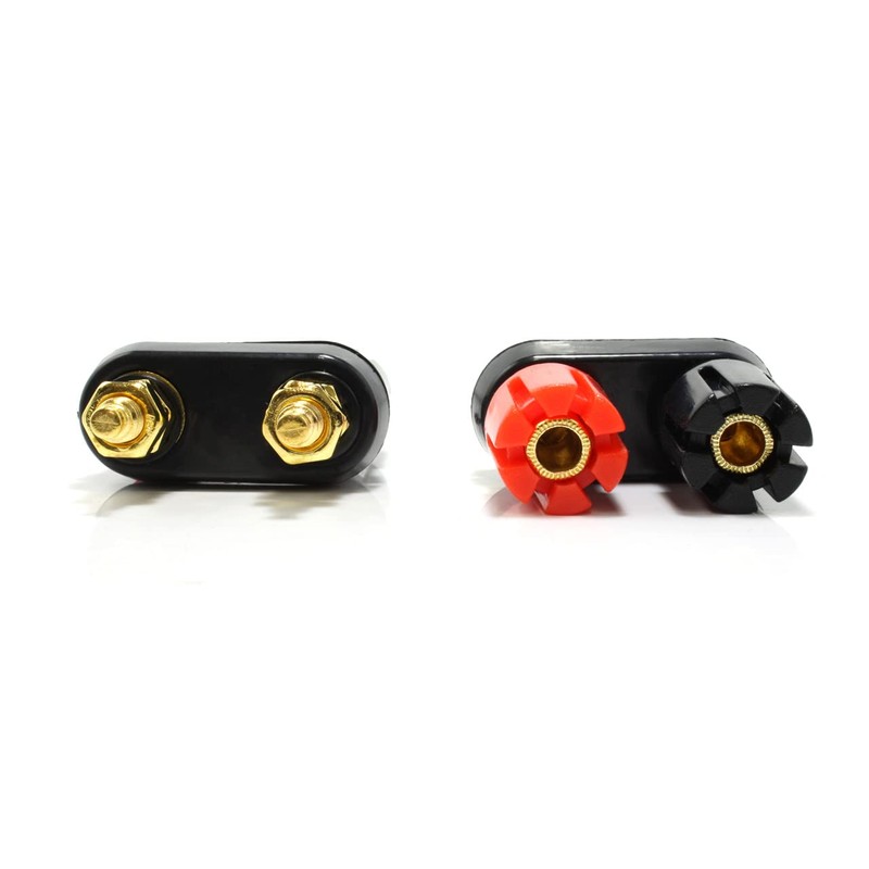 Set of 2 (0.2 inch (4 mm) Banana Plugs Speaker