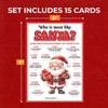 15 Who is Most Like Santa Clause Game Cards- Fun