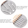 9 Pcs Fruit Fork Mini Salad Fruit Forks Stainless Steel