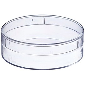 neoLab 10 x Polystyrene Round Tins with Seal Lids 69mm Diameter 22mm Height