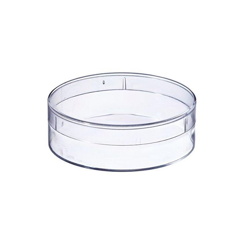 neoLab 10 x Polystyrene Round Tins with Seal Lids 69mm