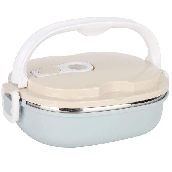 lyrlody Stainless Steel Thermal Lunch Box with 1/2/3 Portable Airtight