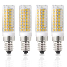 SZHZS E14 Dimmable LED Bulb Cooker Hood Range Hood Light Bulbs, E14 Base 7W Equivalent to 75 Watt Bulbs Warm White 3000K AC110V-120V for Chandeliers, Ceiling Fan, Pendant Light