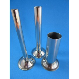 (3) Sausage Stuffer Tubes for Kitchenaid meat grinder attachment. STAINLESS STEEL