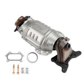 KAC Catalytic Converter High Flow Replacement for 2008-2012 Accord 2.4L, 2009-2014 TSX, Stainless Steel Catalyst Converter EPA Convert Compliant 1 Pack, Front