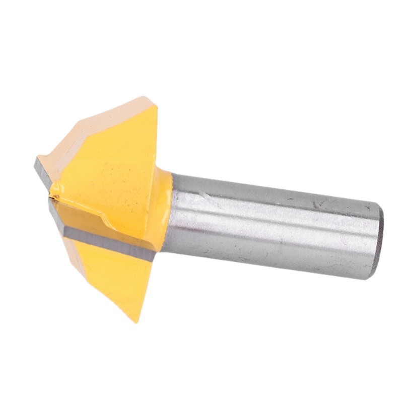 Bottom Cleaning Router Bit 1/2in Shank Surface Planing Routers Cutter