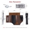 LIONCHIEF Genuine Leather Multitool Sheath for Belt, EDC Pocket Organizer