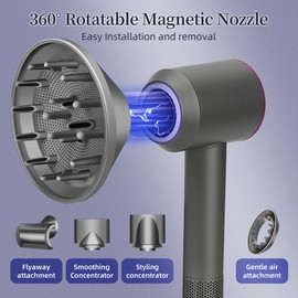 Hair Diffuser Attachment Nozzles for Dyson Supersonic Hair Dryer Hd01 Hd02 Hd03 Hd04 Hd08 Hd15-Diffuser Attachment for Hair Dryer-Styling Flyaway Attachment Nozzles/Smoothing Nozzle Tools Attachment