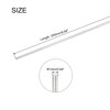 uxcell 1mm x 250mm Stainless Steel Round Rod, Metal Solid