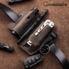 Gentlestache Multitool Sheath for Belt, Leatherman Sheath for Men, Leather