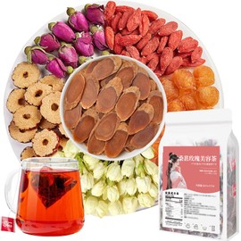 Hexi Three Black Woo Tea 10.1 oz (300 g) / 30 Packets Black Bean Tea Health Tea Black Bean Tea Black Rice Black Sesame Black Rice Black Rice Black Beans Black Shiba Tea Leaves Naturally Cultivated