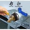 Midline Valve XUD2 Sillcock Hose Ball Valve with Lever HANDLE