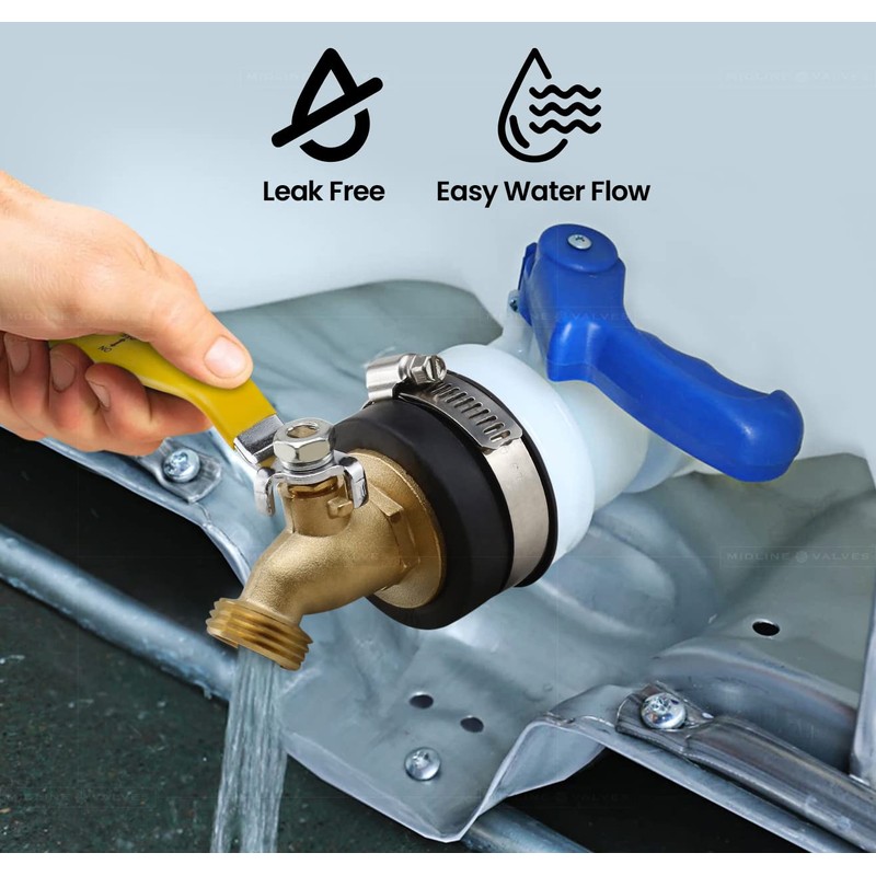 Midline Valve XUD2 Sillcock Hose Ball Valve with Lever HANDLE