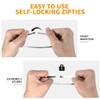 PIPHU 12 Inch Metal Zip Ties (100 Pk) 304 Stainless