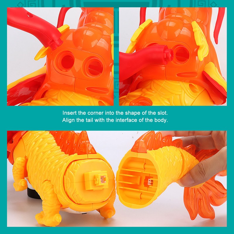 Interactive Toy Smart Sensing Electronic Toy Dragon Simulation Animal Model