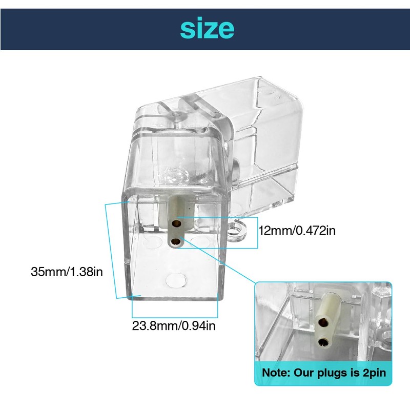 cezelux 2 Pack Hexagon Garage Light Connectors 120° Y-Connector 2