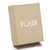 FOSIR Titanium Waterproof Cylinder Pendant Necklace for Mens Womens,Lightweight and