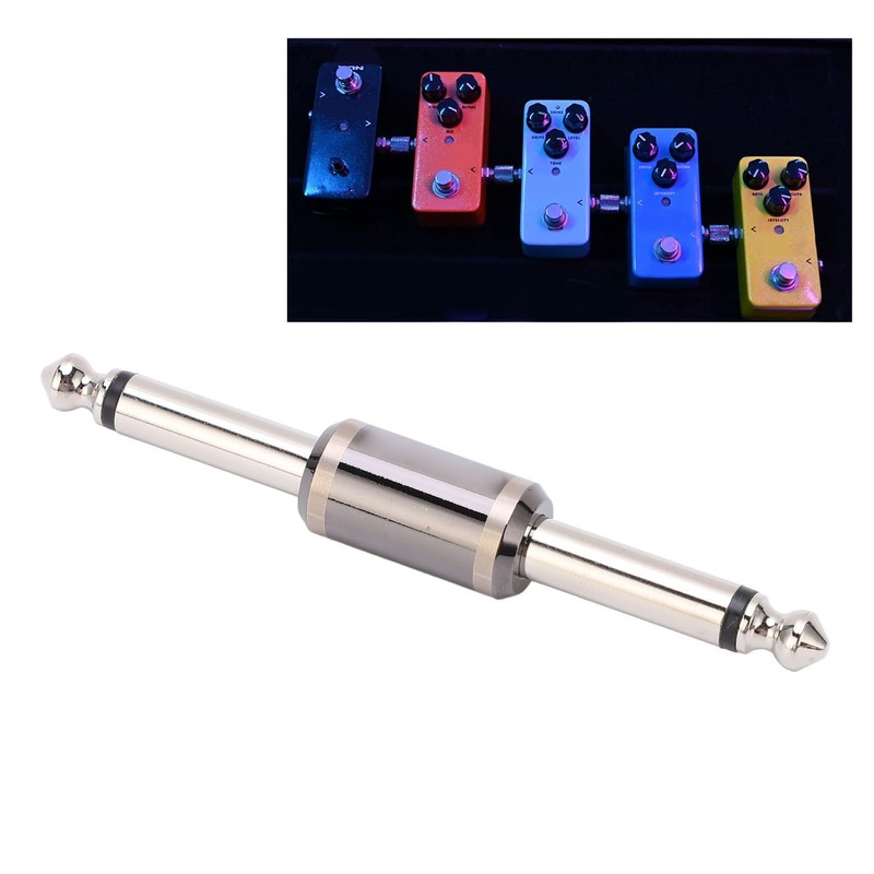 Guitar Pedal Coupler Effects Straight Connector Guitar Bass Effect Coupler