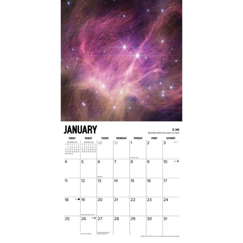 Willow Creek Press, James Webb Space Telescope 2026 Wall Calendar,